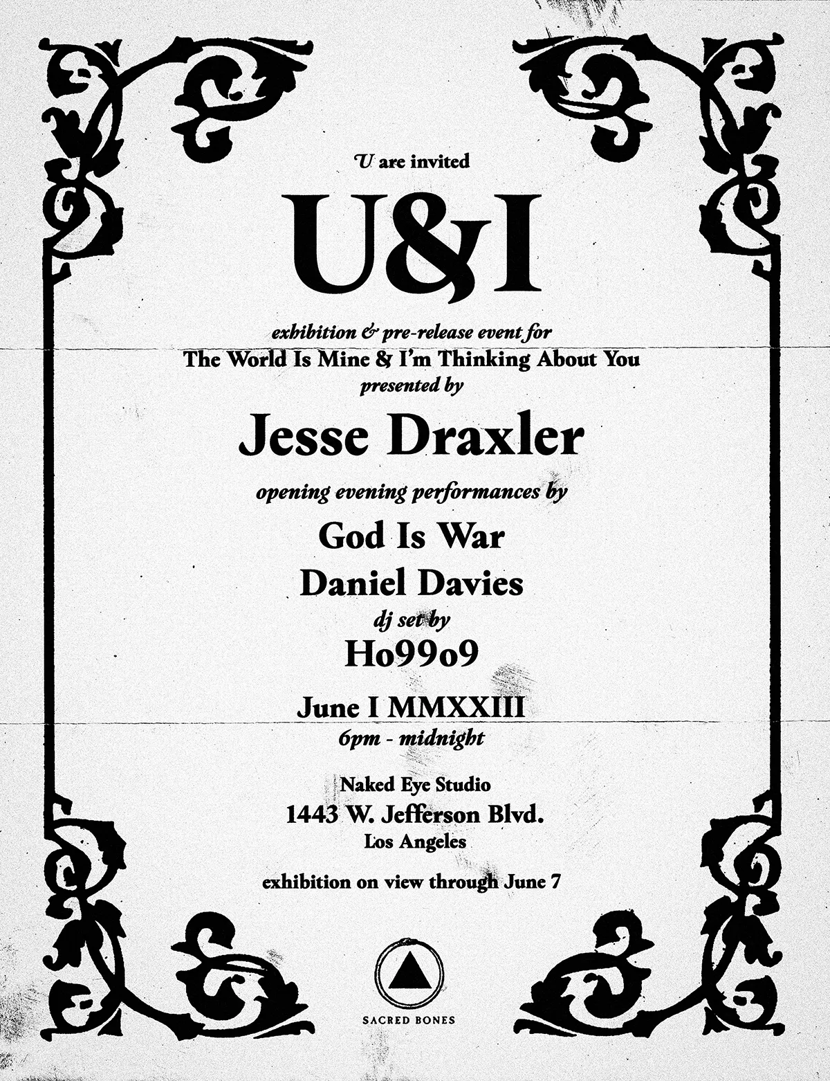 U&I Jesse Draxler Invite