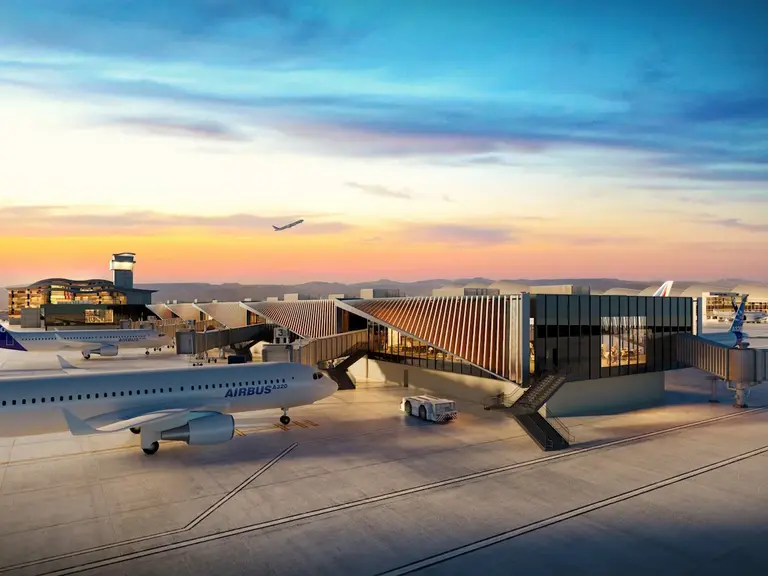 Rendering of Midfield Satellite Concourse (MSC) South at LAX