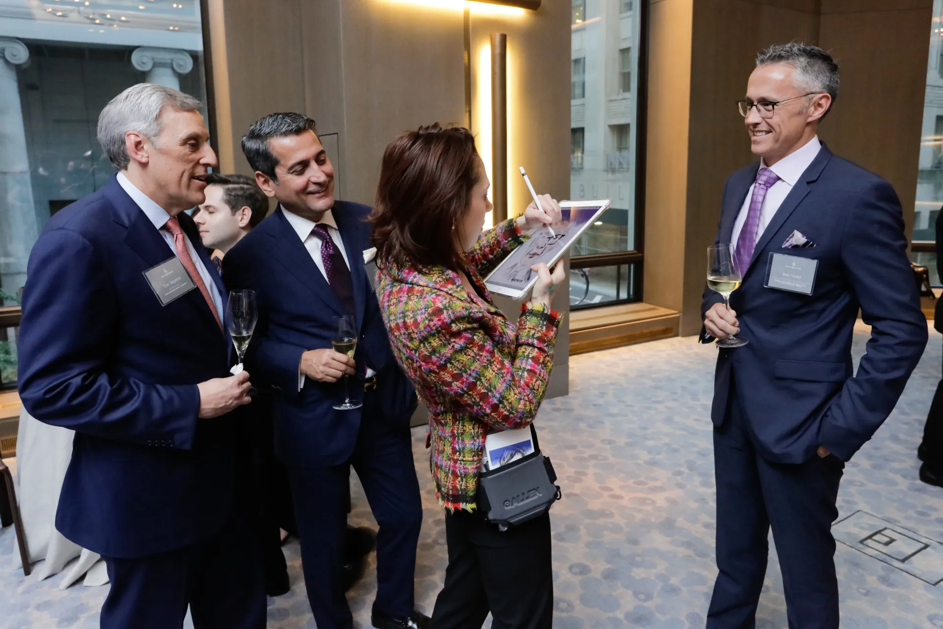 Coporate Meetings, Tradeshows, Live Sketch Artists