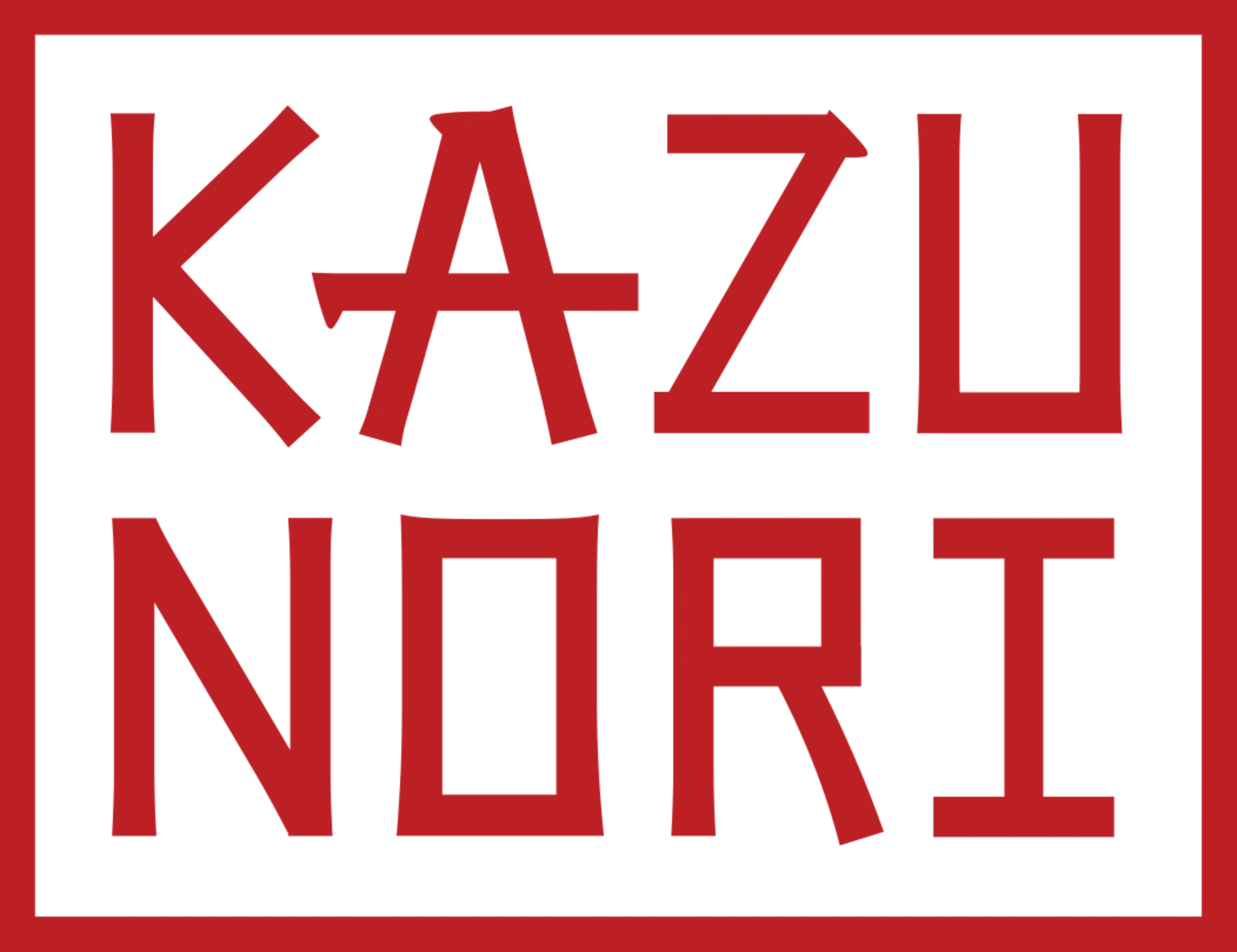 kazunori logo