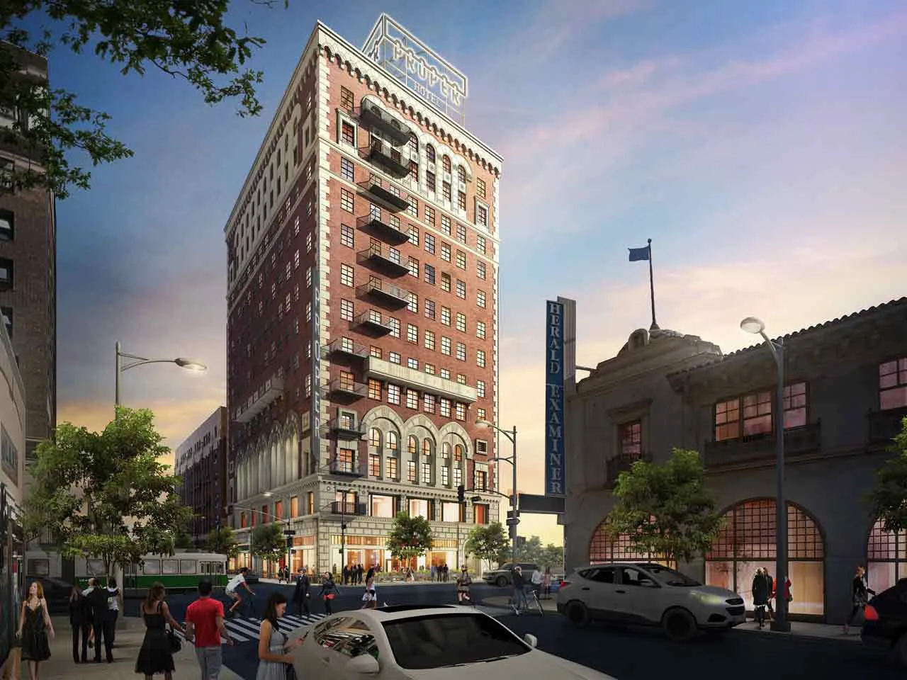 Rendering of the DTLA Proper | Photo: Proper Hotels