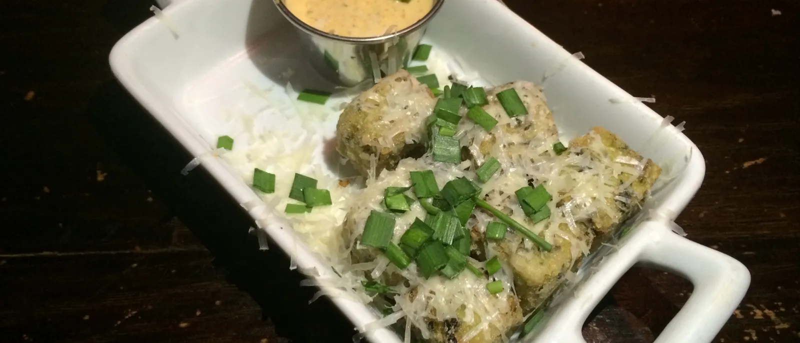 Kale grit fritters en Hudson House