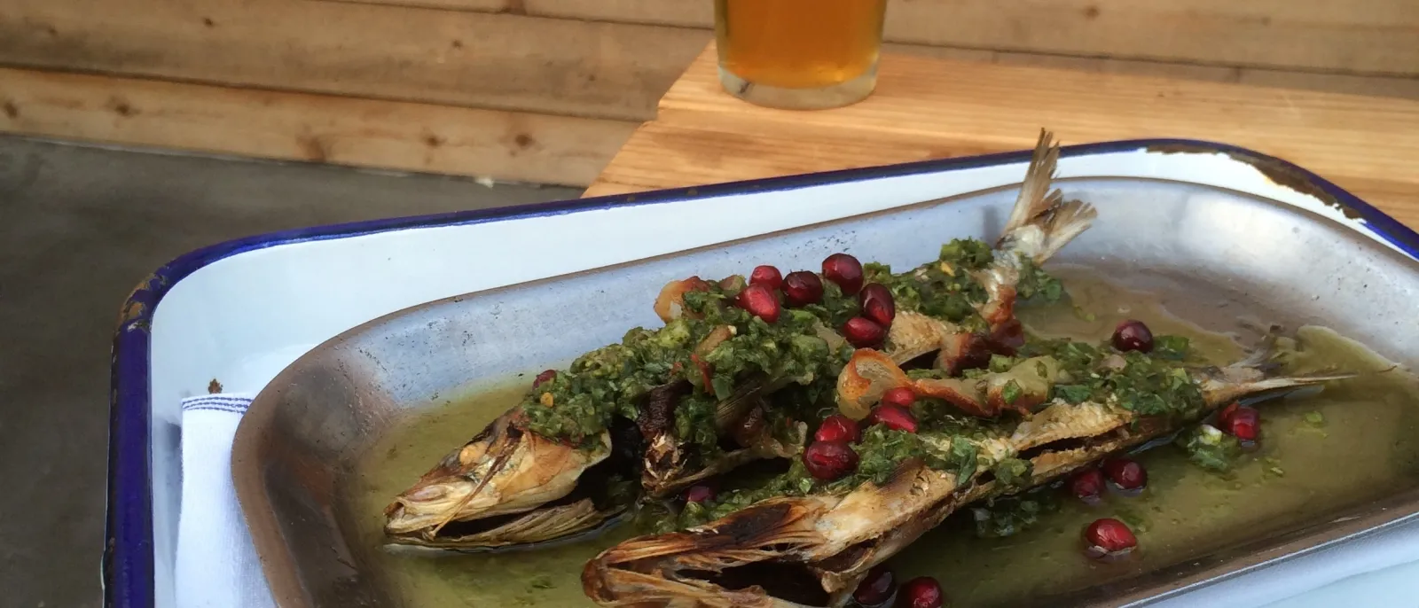 Sardinas al vapor en Playa Provisions
