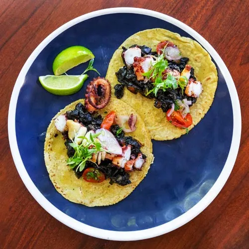 Holbox Pulpo asado taco