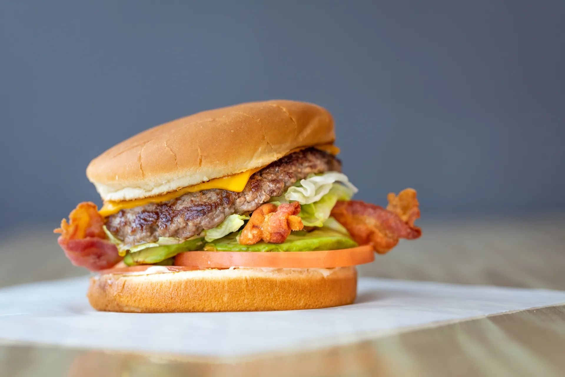 Howard's Famous Bacon and Avocado Burger