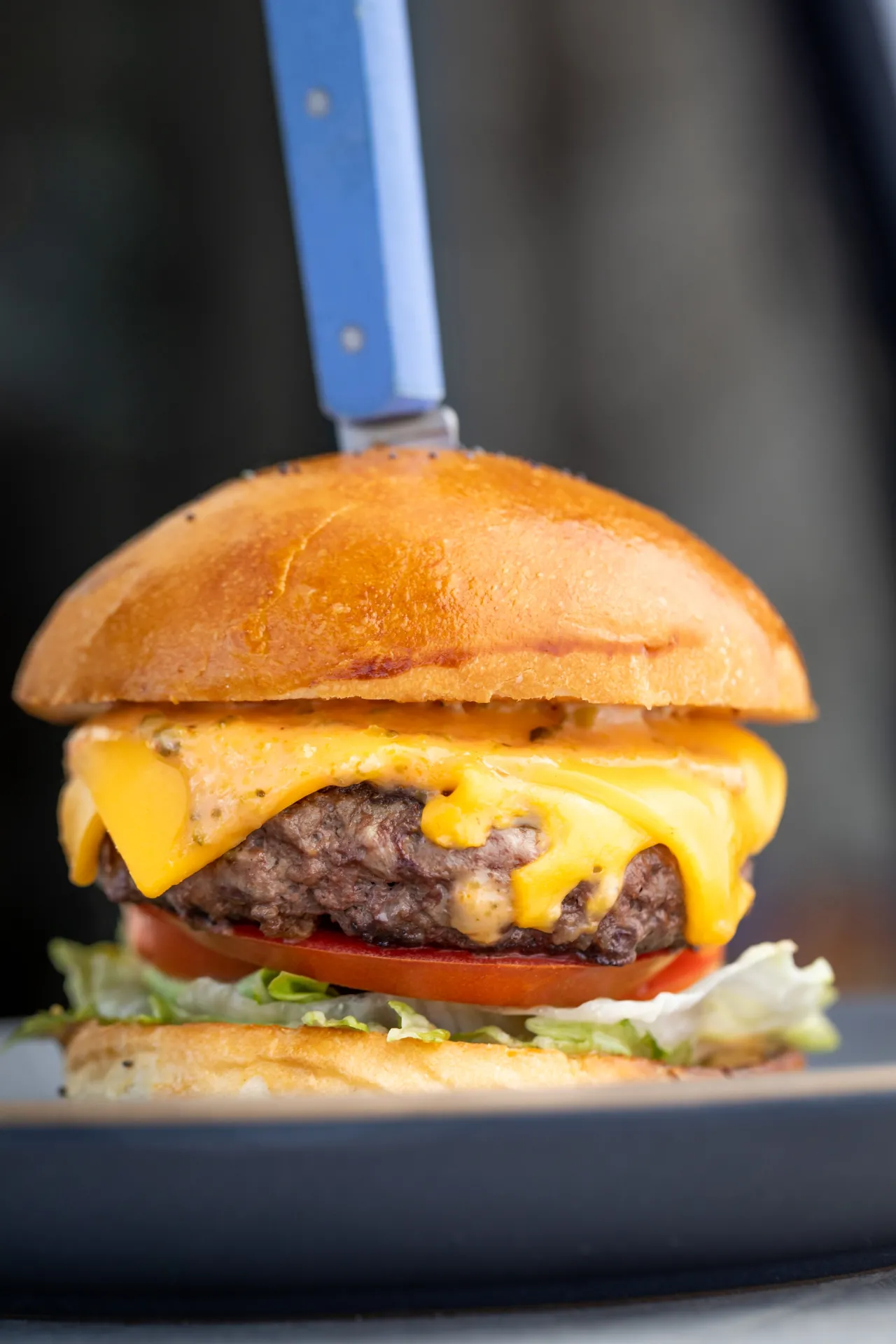 Dry-Aged Beef Burger at Republique