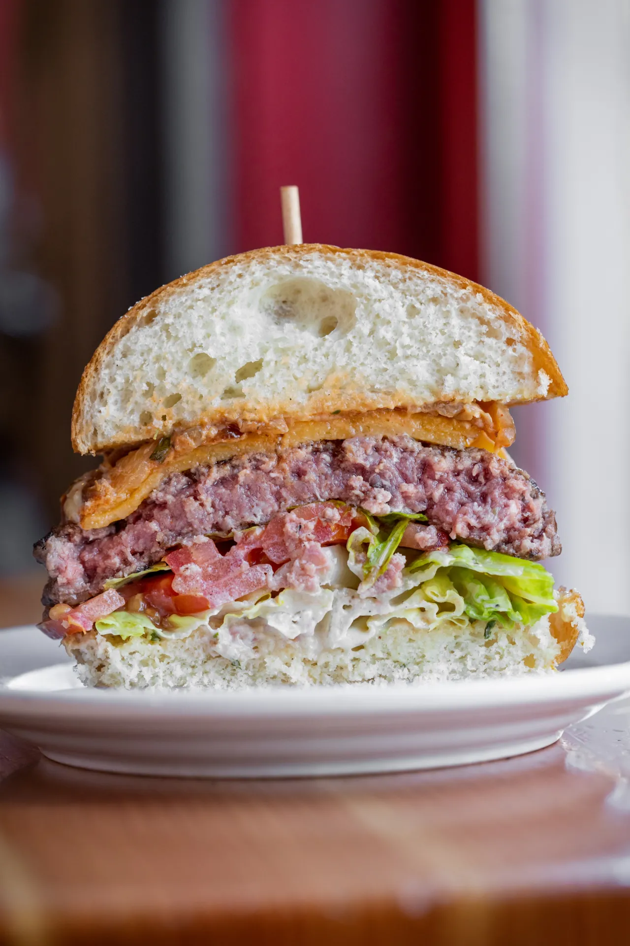 Oak Charred Simmzy's Burger at Simmzy's