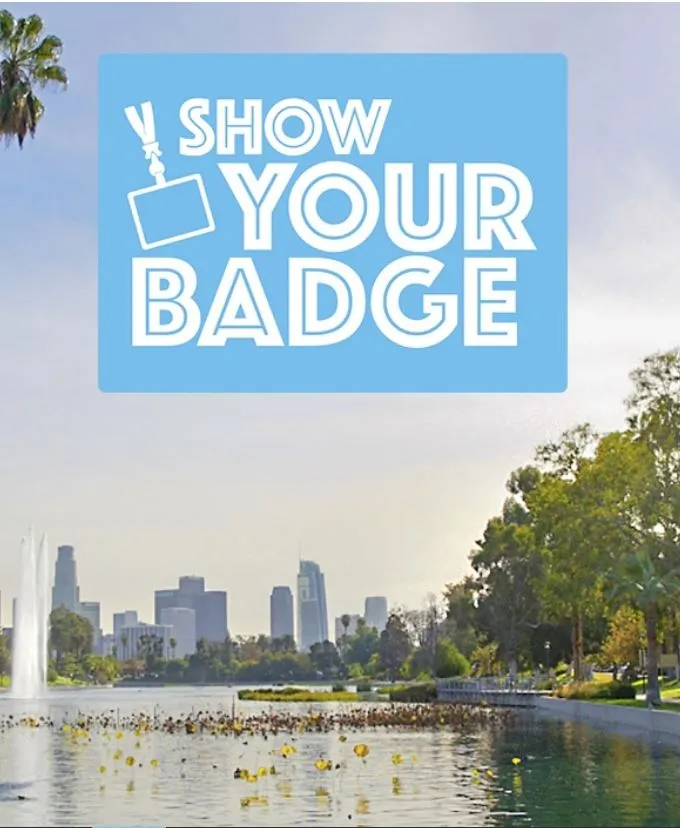 Show Your Badge page preview