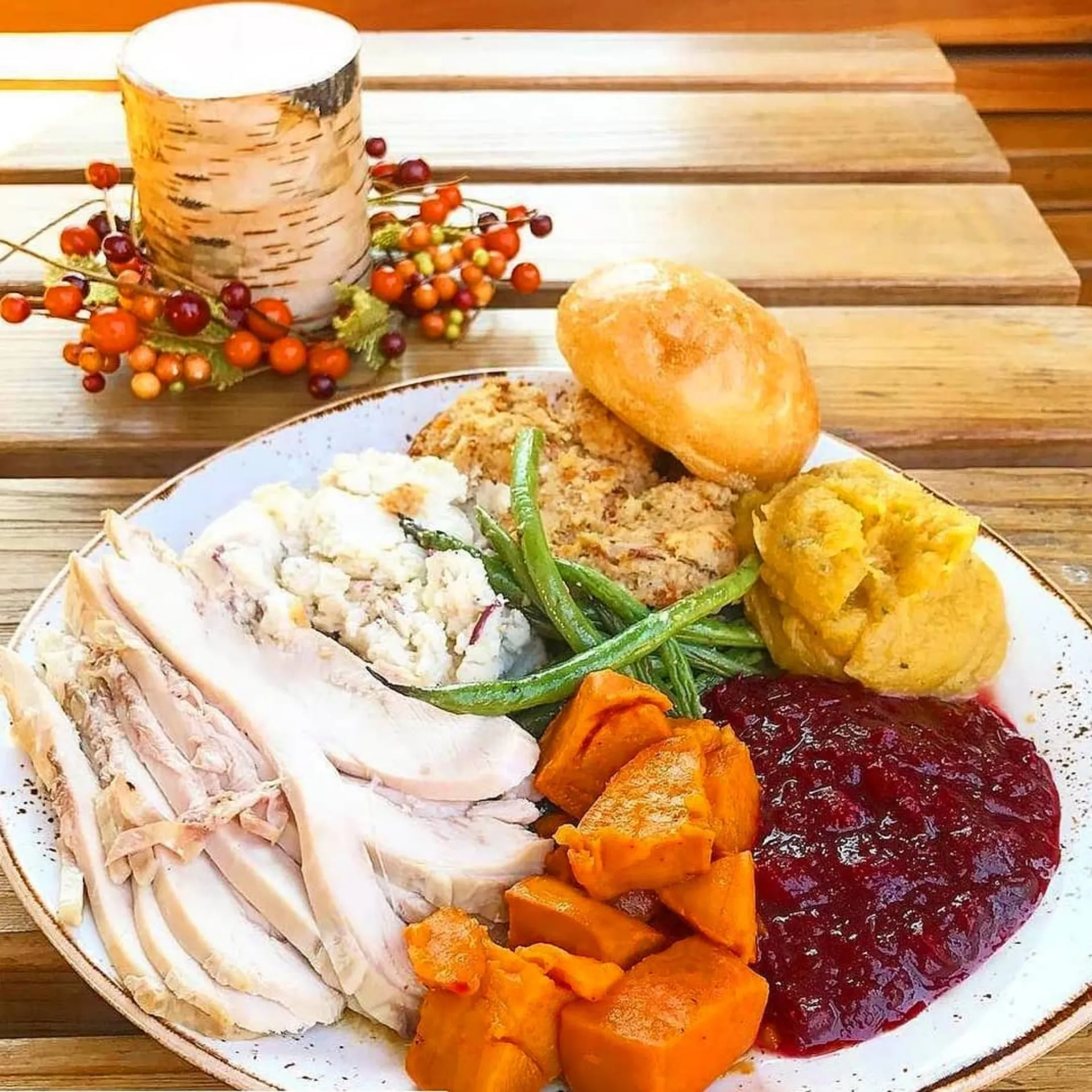Thanksgiving Dinner Plate at Playa Provisions