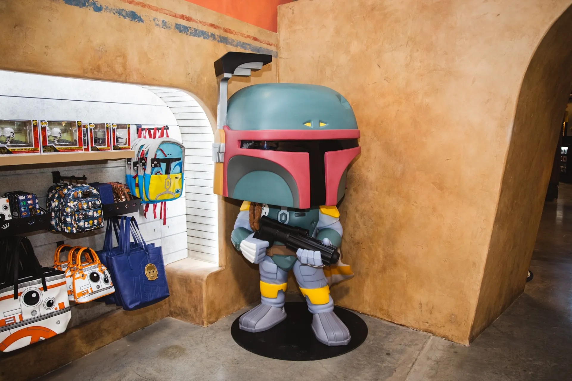 Boba Fett display at Funko Hollywood