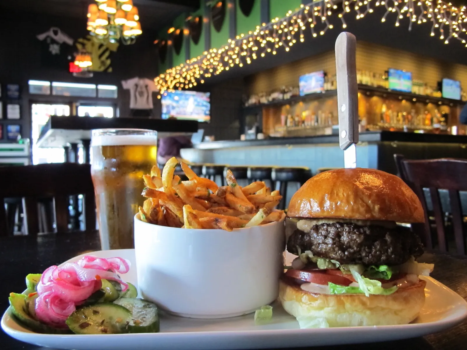 Classic Burger at The Morrison in Atwater Village