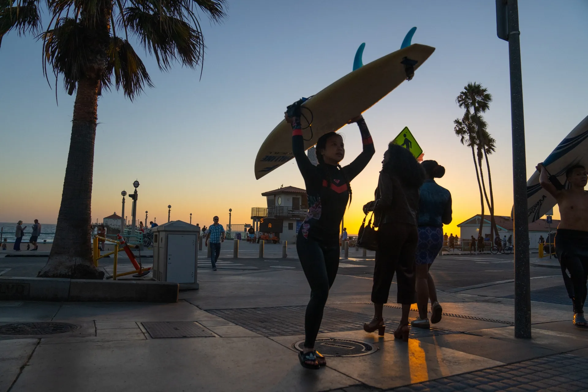 Surfer at Sunset