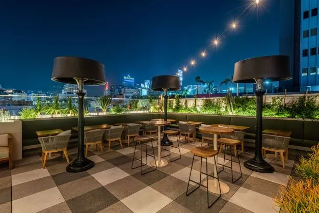 Rooftop view at Grandmaster Recorders