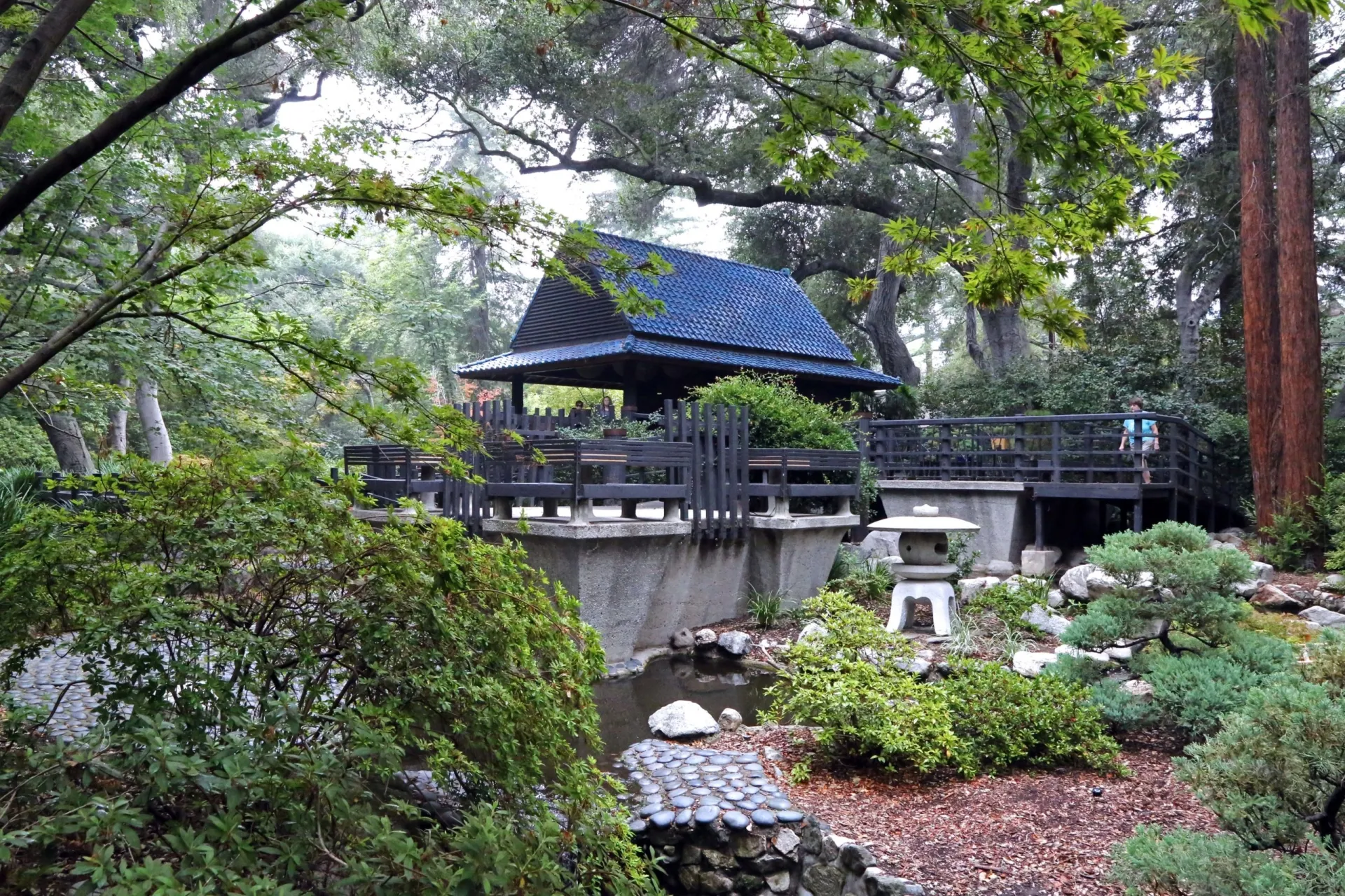 Teahouse in the Japanese Garden at Descanso Gardens
