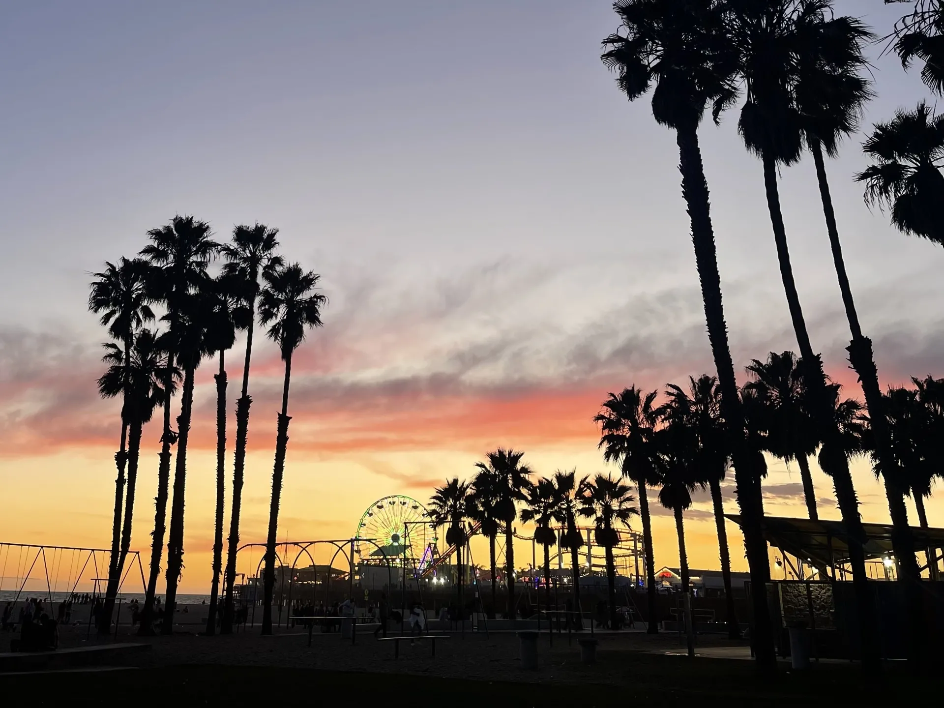 Santa Monica Beach Sunset