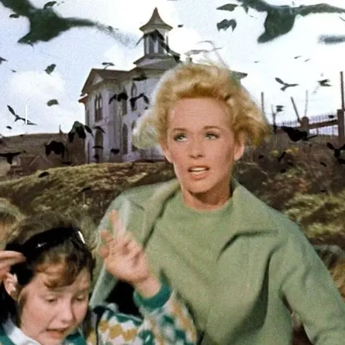 Tippi Hedren in "The Birds"