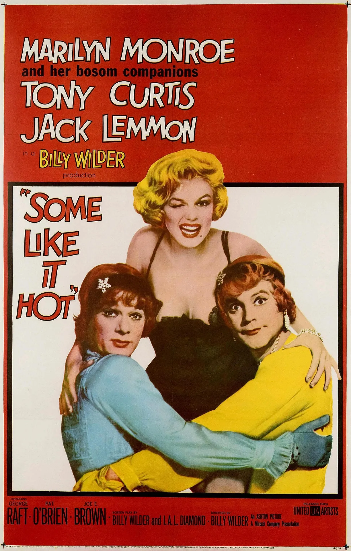 "Some Like It Hot" poster