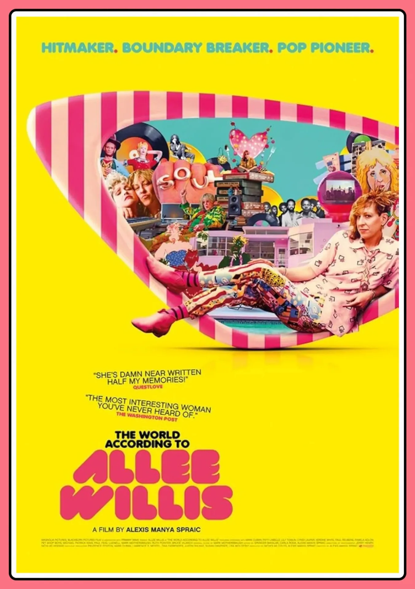 "The World According to Allee Willis" poster