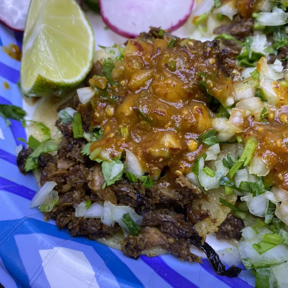 Al Pastor Taco at El Chato