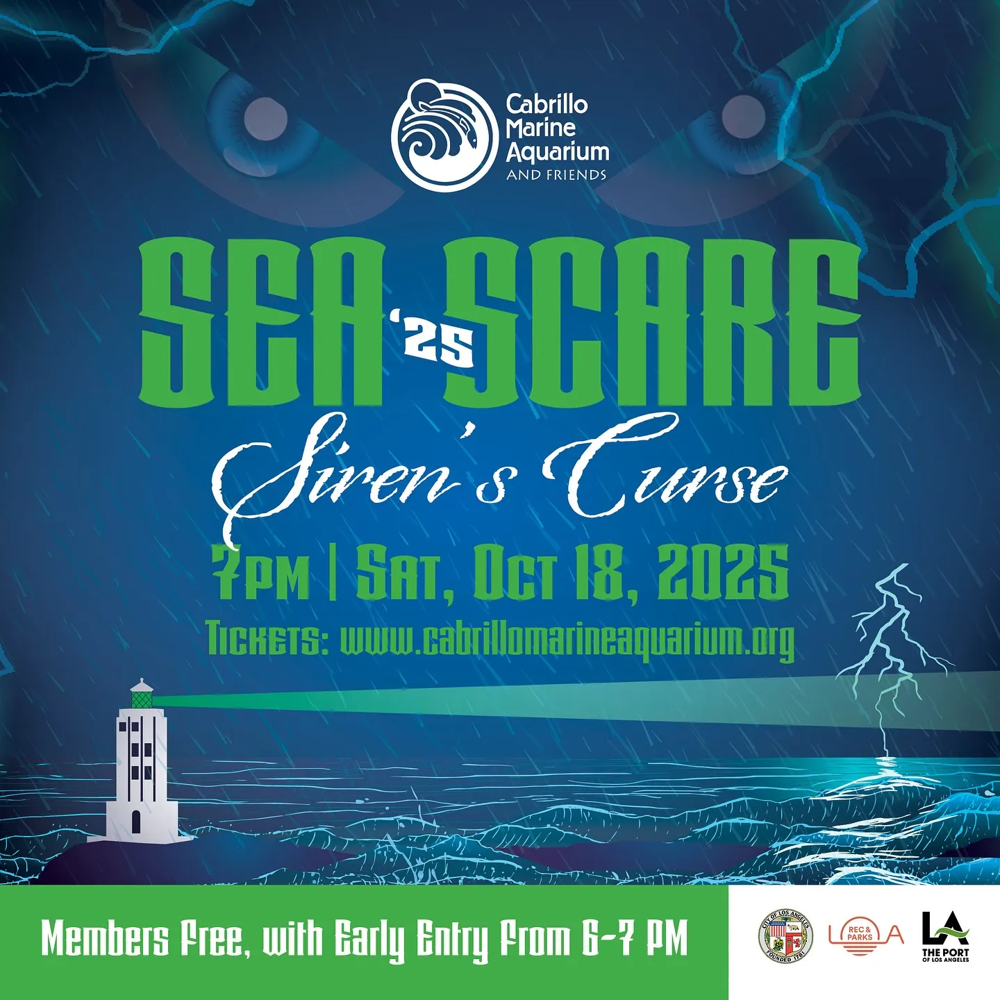 Sea Scare: Siren's Curse at Cabrillo Marine Aquarium