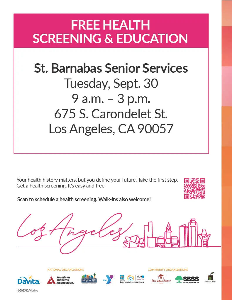 Free Health Screening and Education 