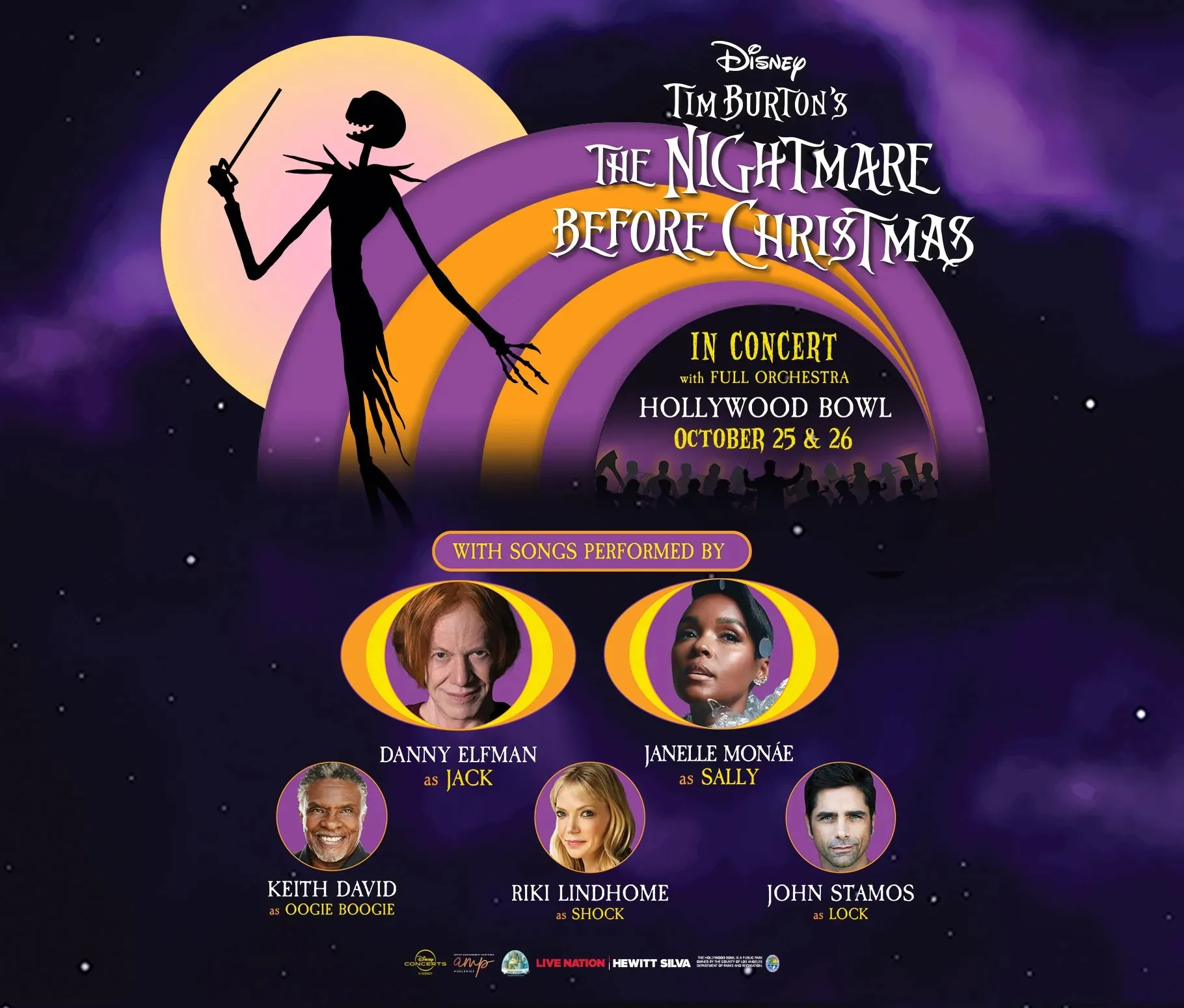 The Nightmare Before Christmas 2025 at the Hollywood Bowl