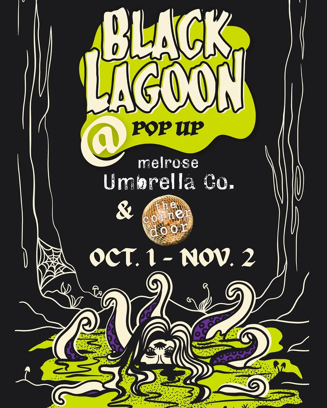 Black Lagoon Pop-Up Halloween 2025 at Melrose Umbrella Co.