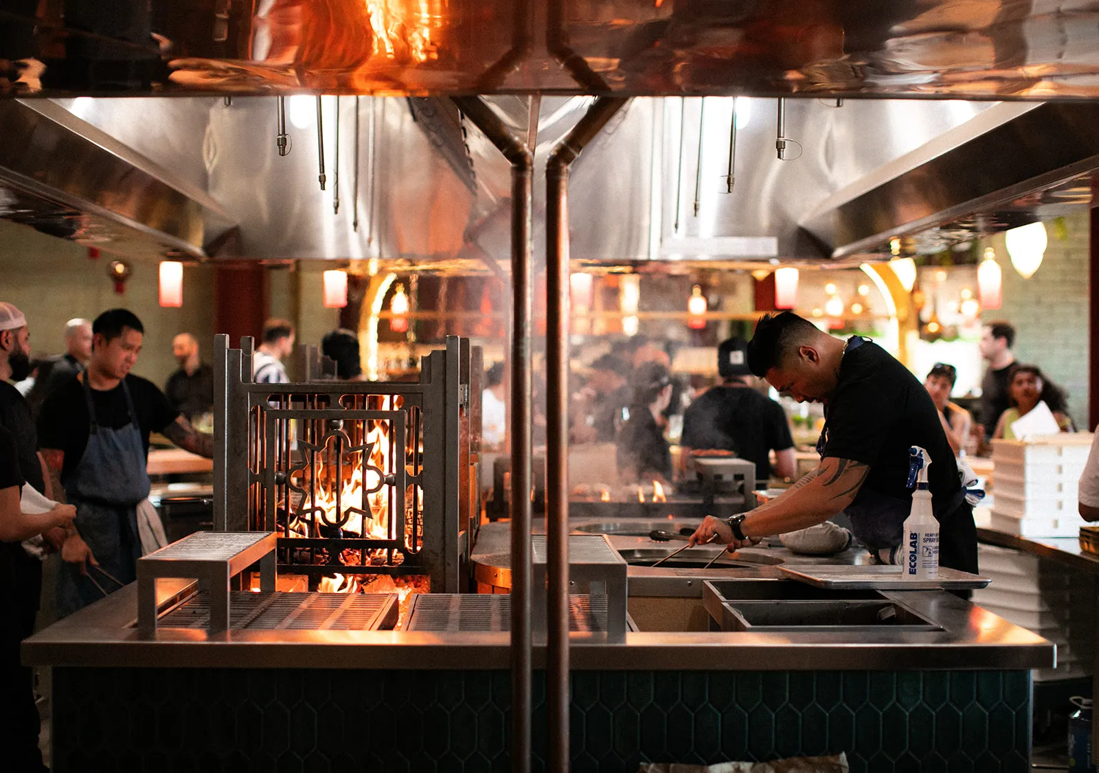 Live-fire hearth Maydan Market