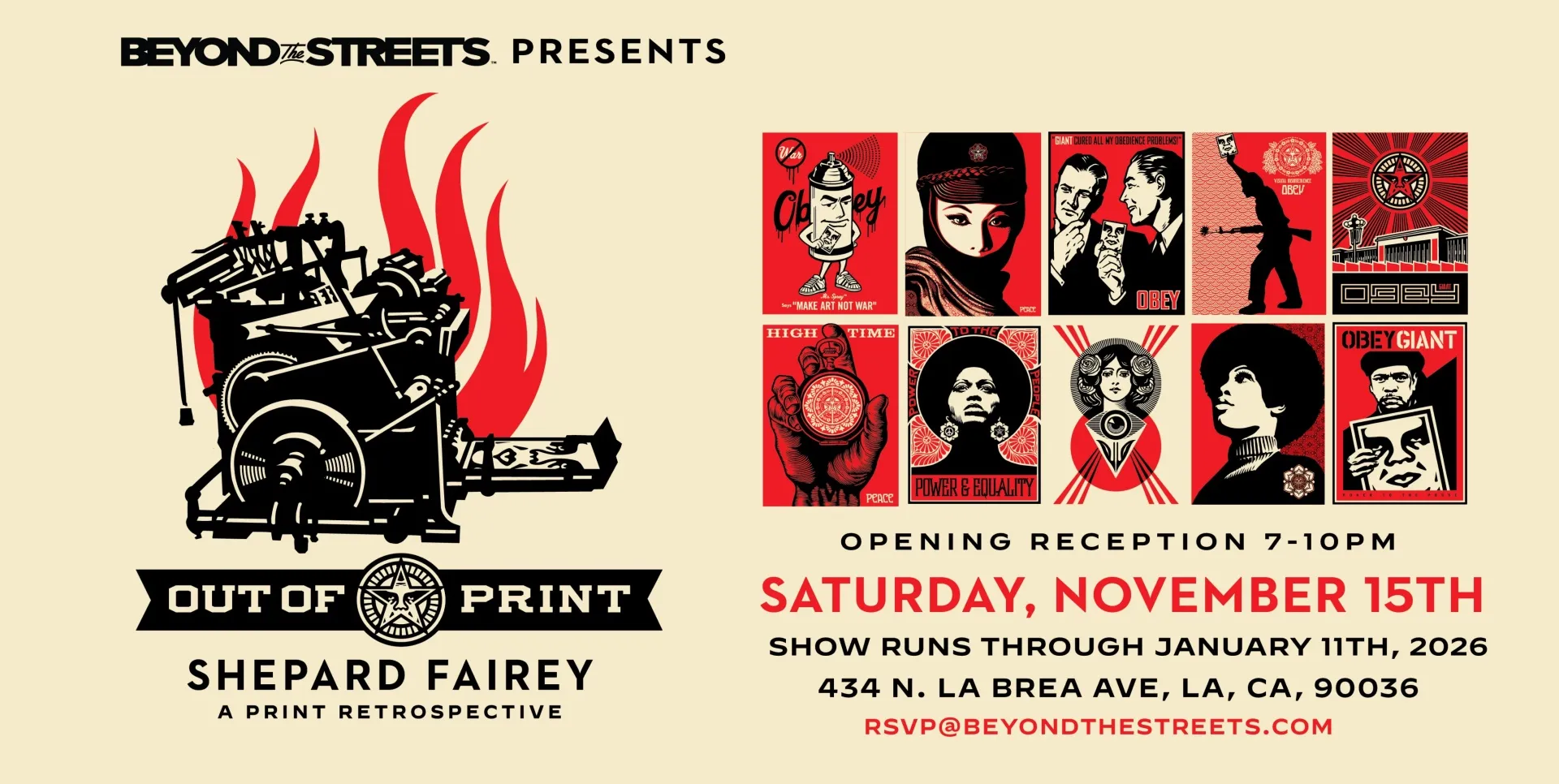 Shepard Fairey: Out of Print at Beyond the Streets