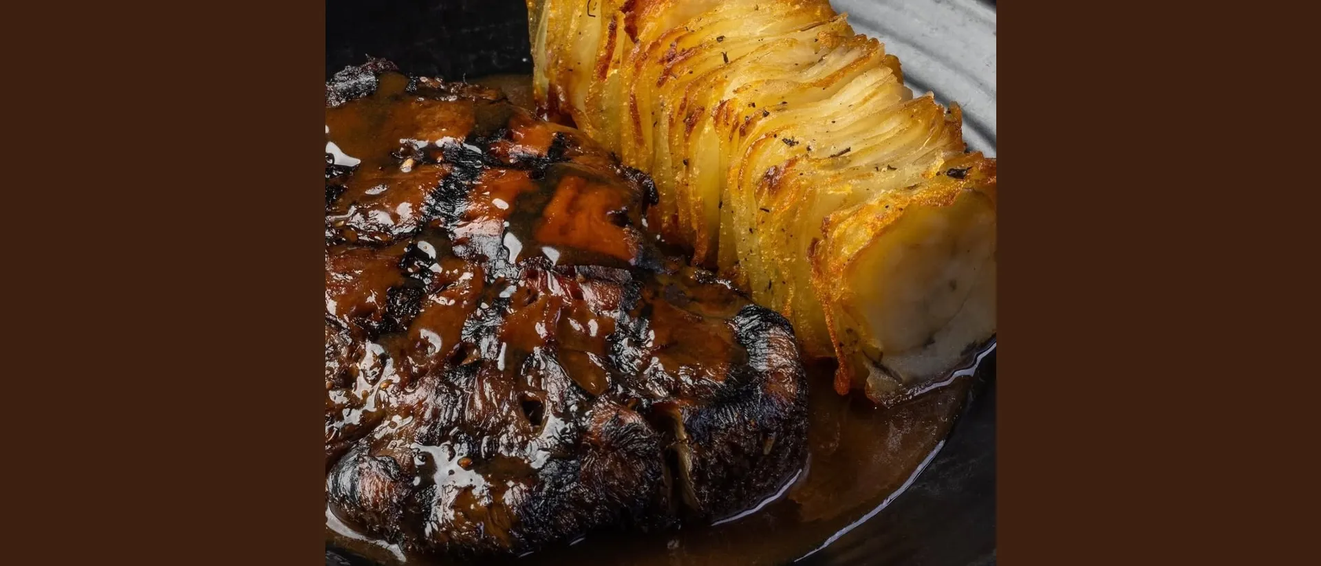 Lion's Mane Steak at Crossroads Kitchen
