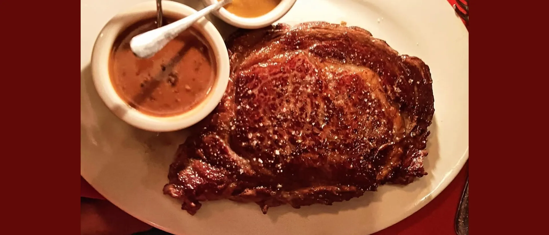 16 oz Ribeye at Dear John's