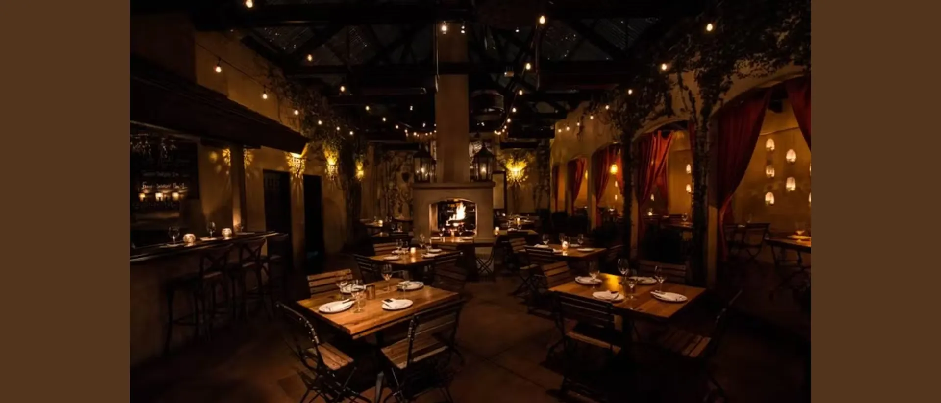 Patio at Firefly in Studio City