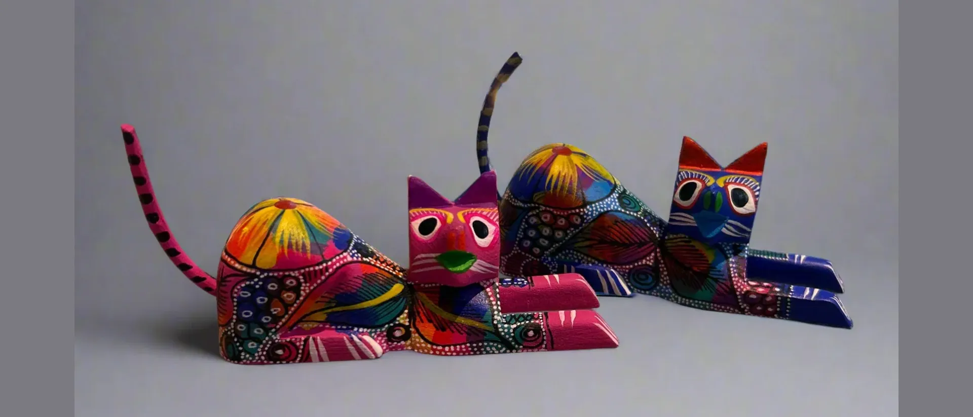 Cat Alebrijes at the MOLAA Store