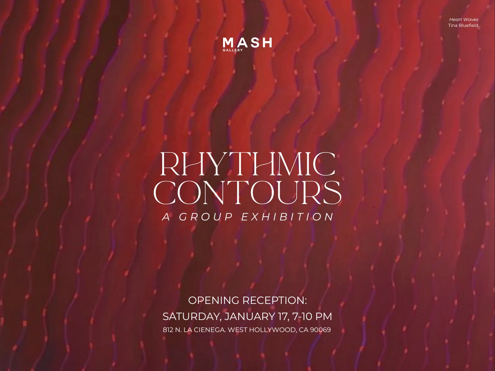 Rhythmic Contours: Opening Reception Poster