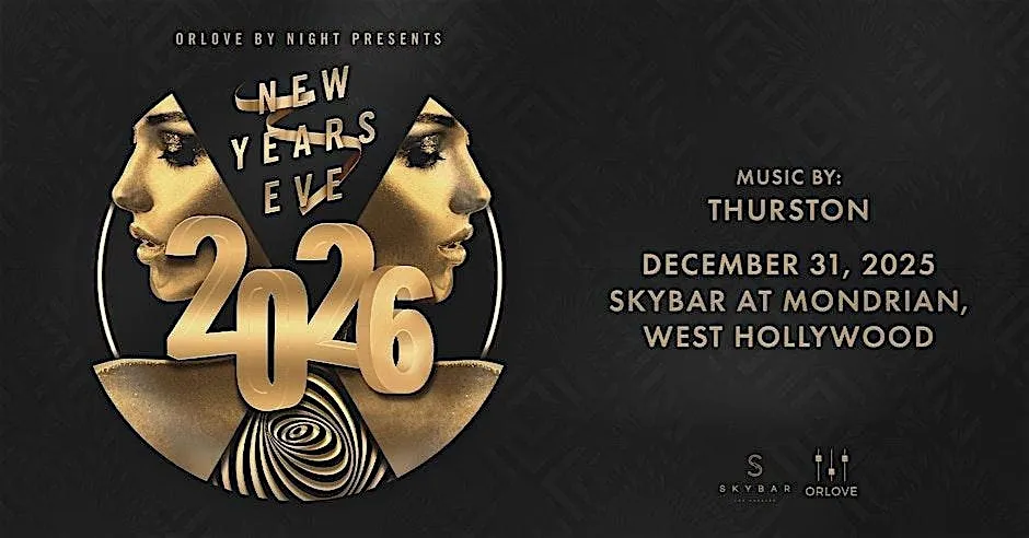 Skybar NYE 2026 at Mondrian
