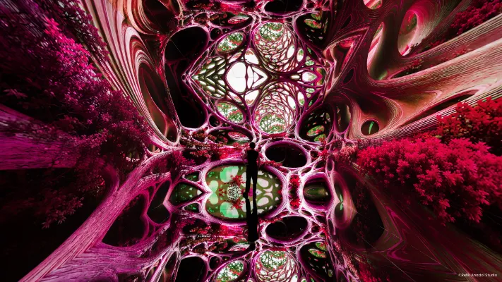 Inside Dataland Exhibit