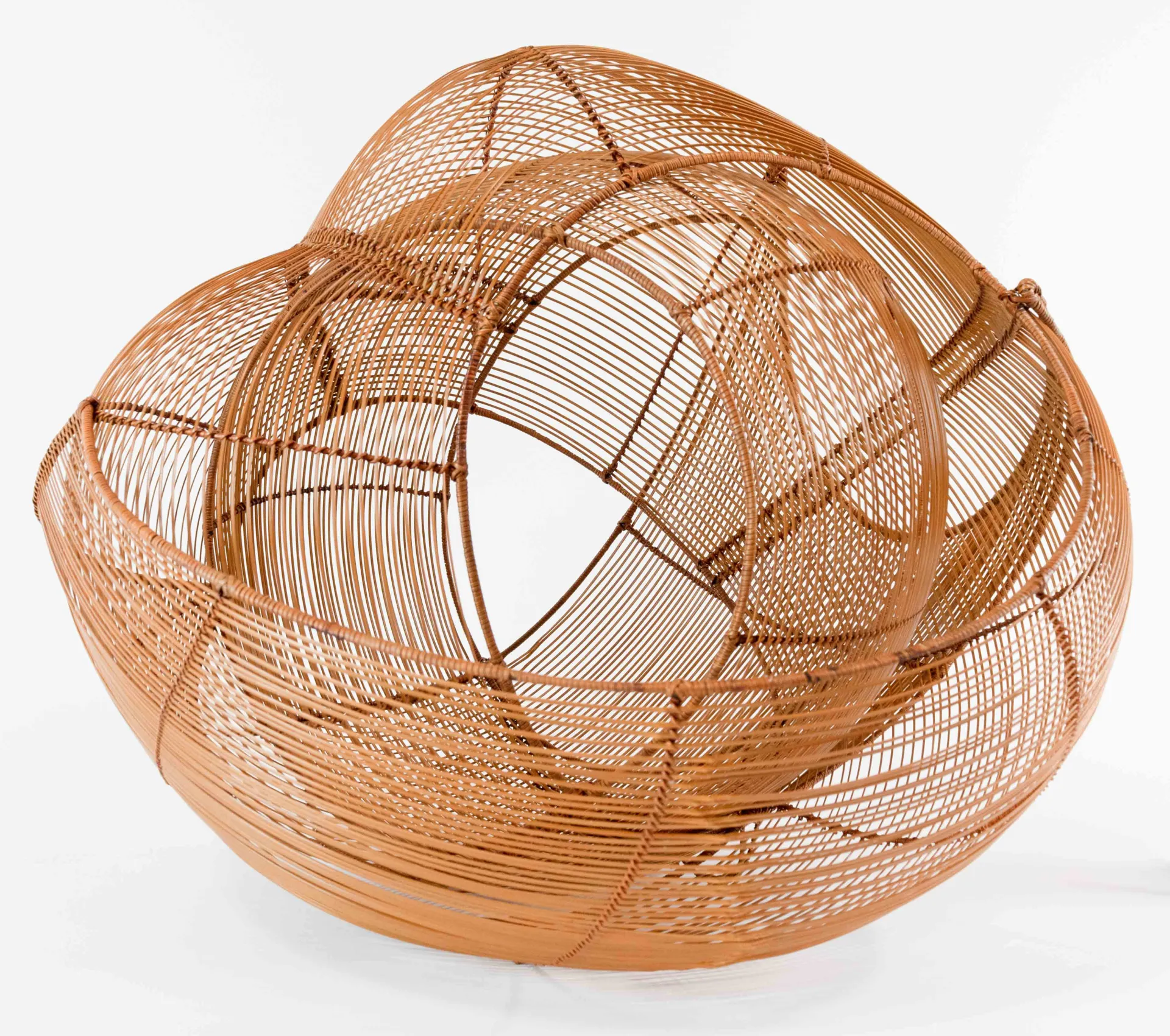 A piece of Japanese bamboo art to be displayed at The Gamble House