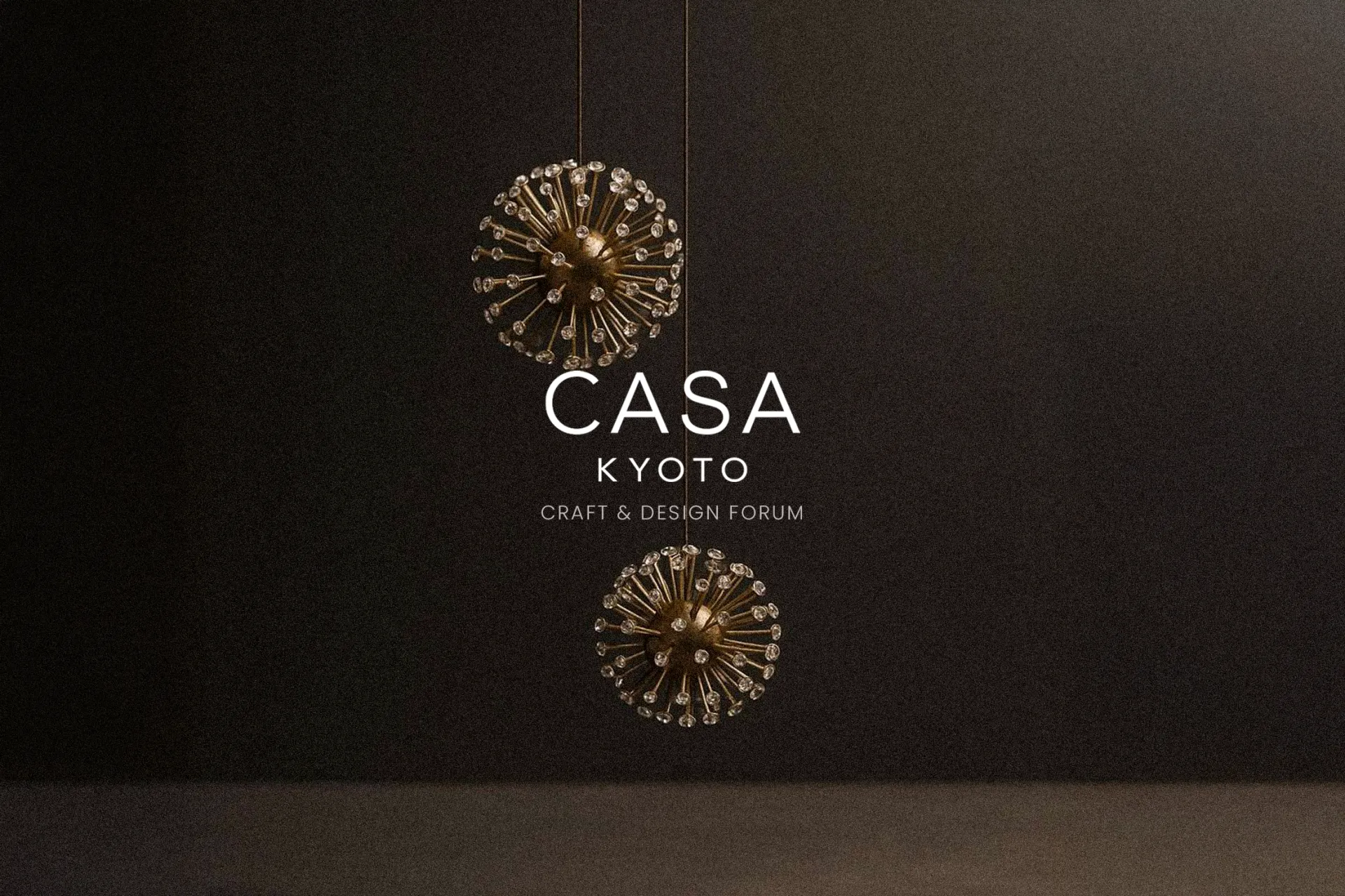 A photo of two light sculptures.