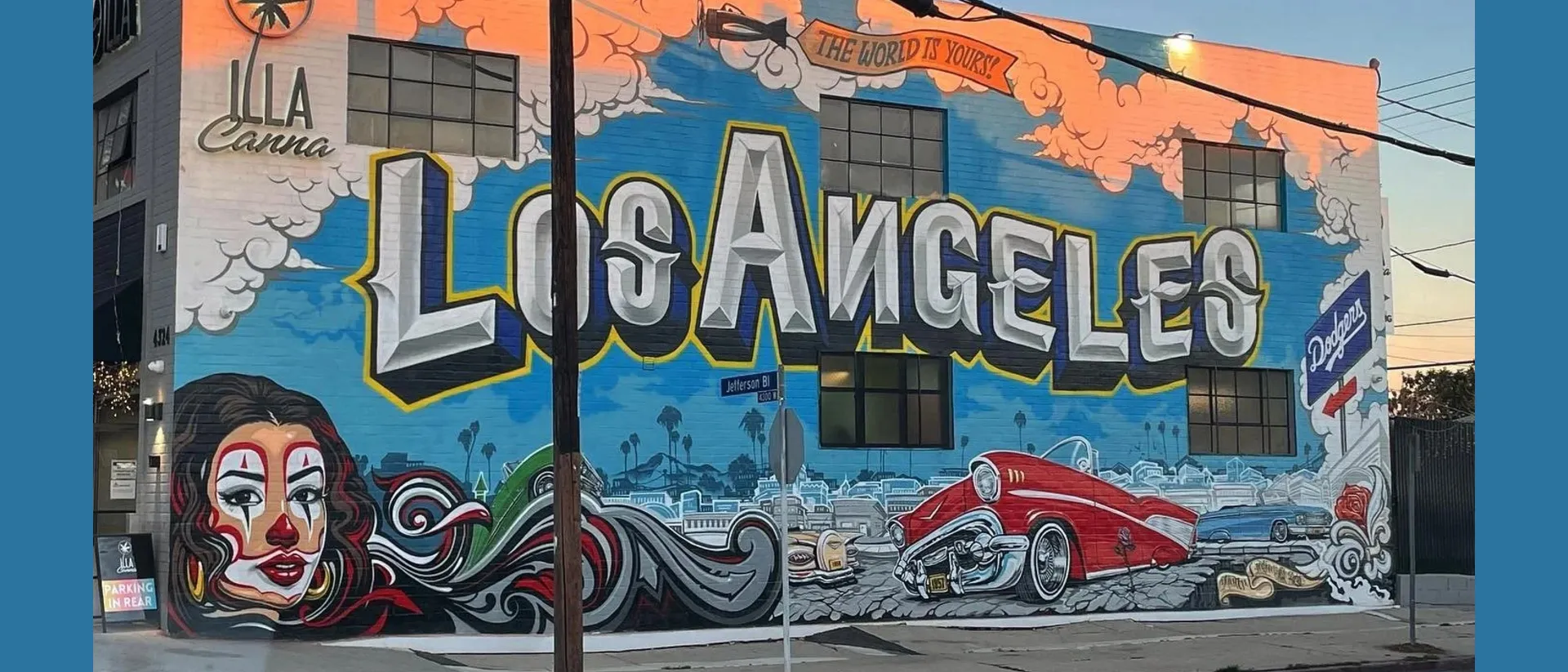 Mister Cartoon mural at Illa Canna