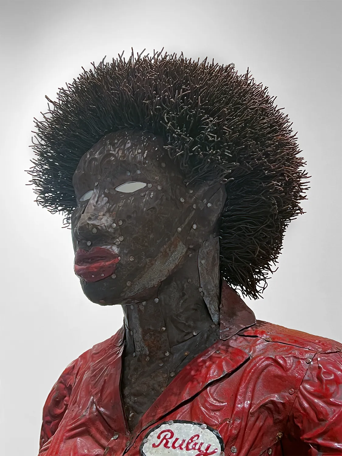 Alison Saar, Meet Me at the Crossroads: Ruby’s Soul Service Station (detail), 2025-26, mixed media installation, dimensions variable © Alison Saar, Photo by Kimberly Davis and Matthew Emonson. 