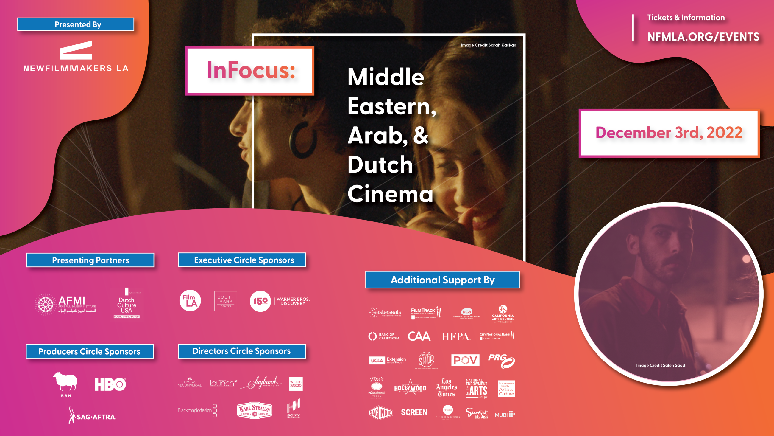 NewFilmmakers LA December Festival InFocus: Middle Eastern, Arab & Dutch Cinema