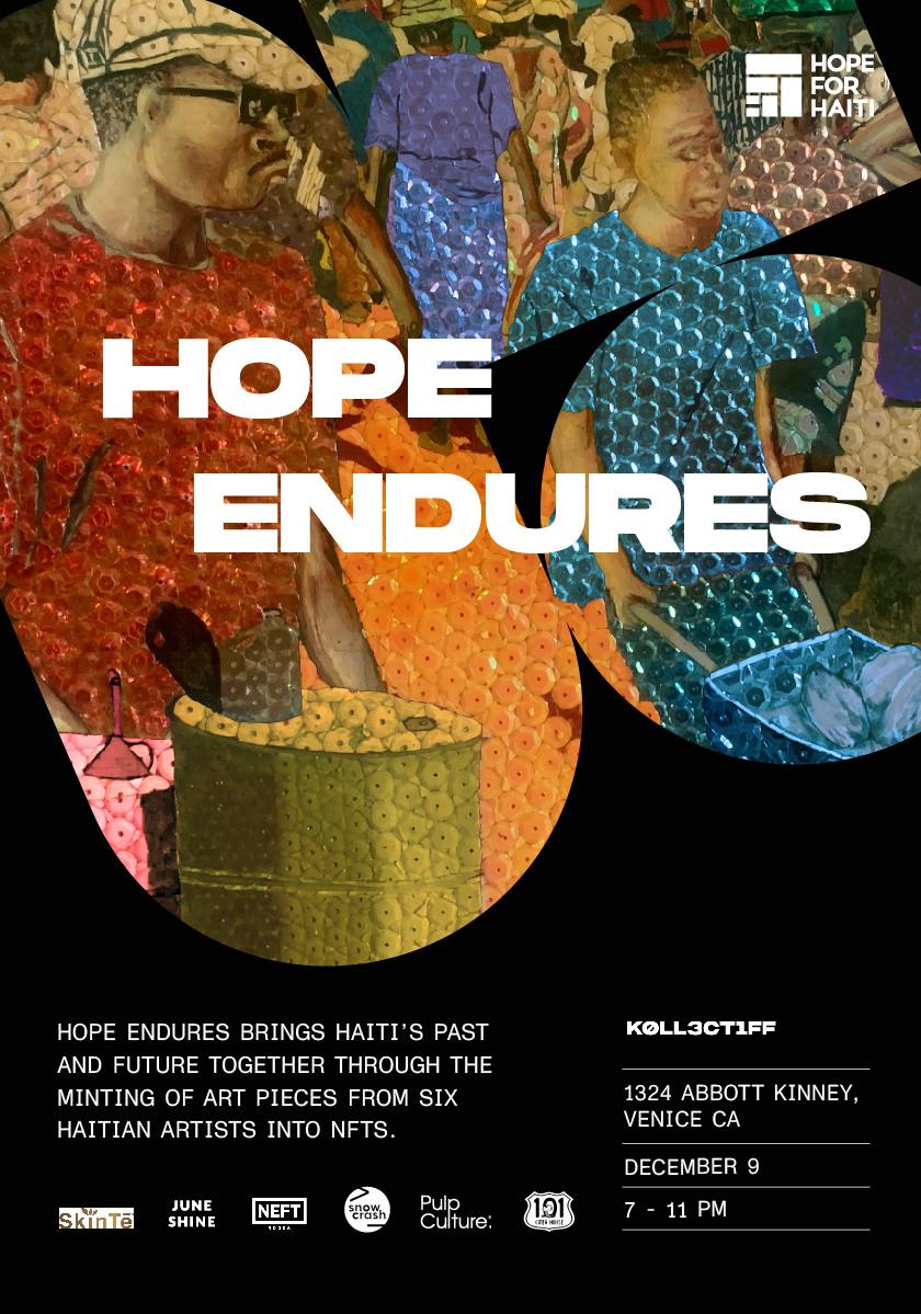 Hope Endures event flyer
