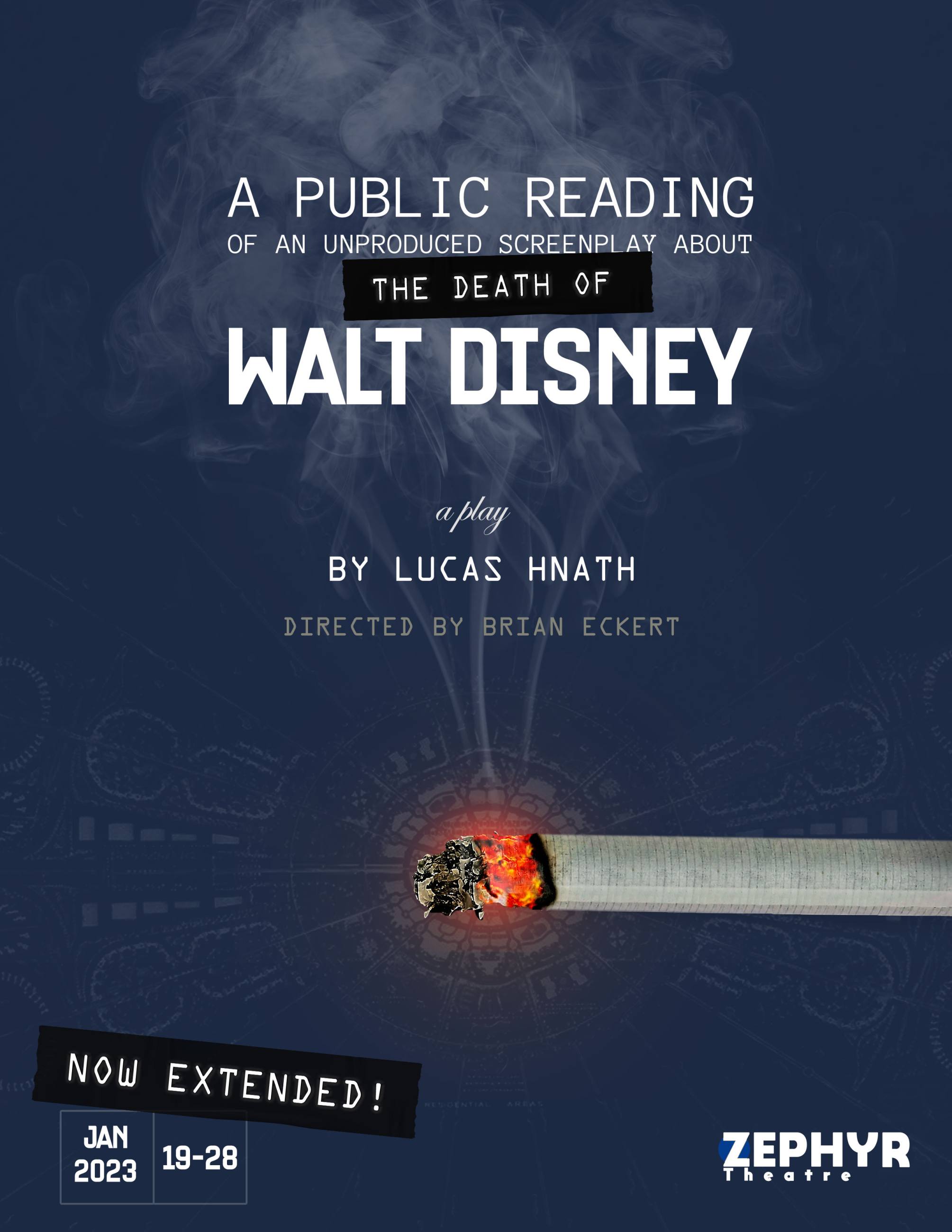 Poster for A Public Reading of an Unproduced Screenplay About the Death of Walt Disney
