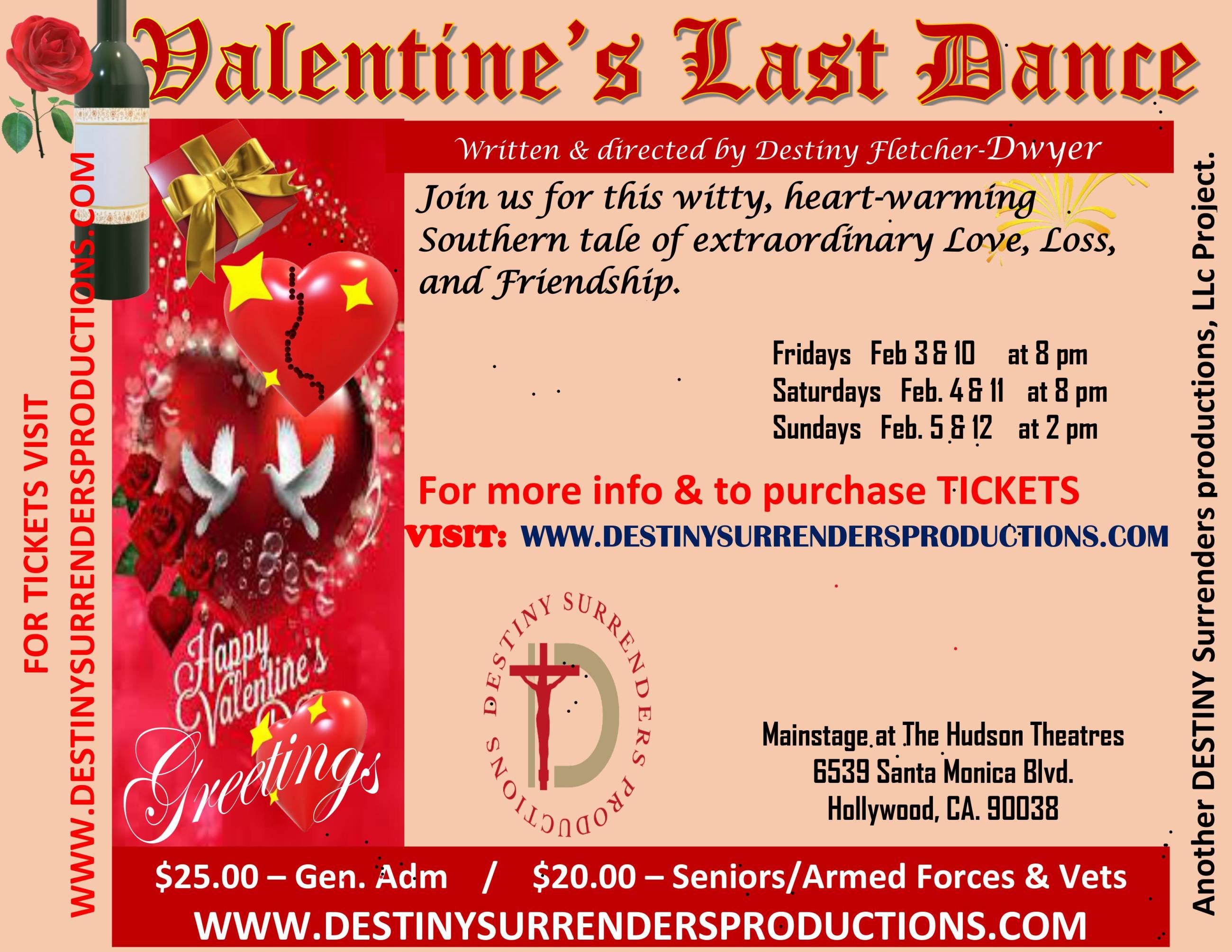 Valentine's Last Dance Flier