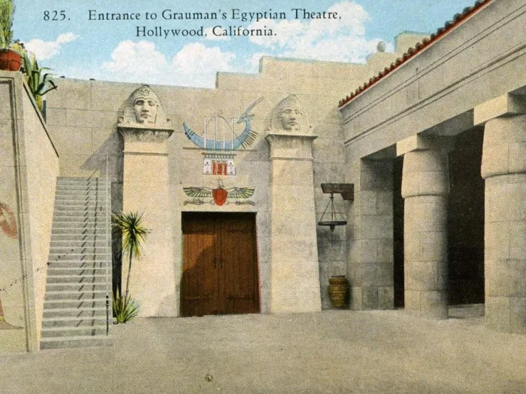 Vintage Postcard, Grauman's Egyptian Theatre