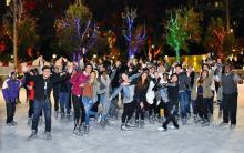 Silent Skate Party at the Holiday Ice Rink Pershing Square