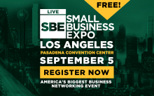 Los Angeles Small Business Expo 2024: September 5, 2024. Pasadena Convention Center.