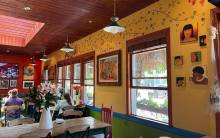 Interior of Café Brasil in Culver City