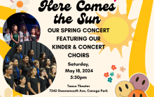 SFVYC - Spring Concert Flyer for May 18, 2024