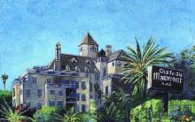 Kathleen Keifer, "Chateau Marmont Hotel", 16 x 24 in.